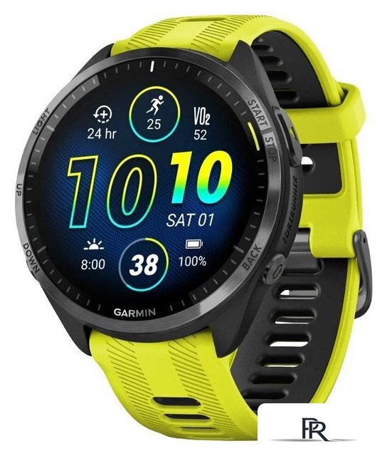 Умные часы Garmin Forerunner 965 (черный/желтый) - Изображение №1 — Интернет-магазин ПроЗаказ