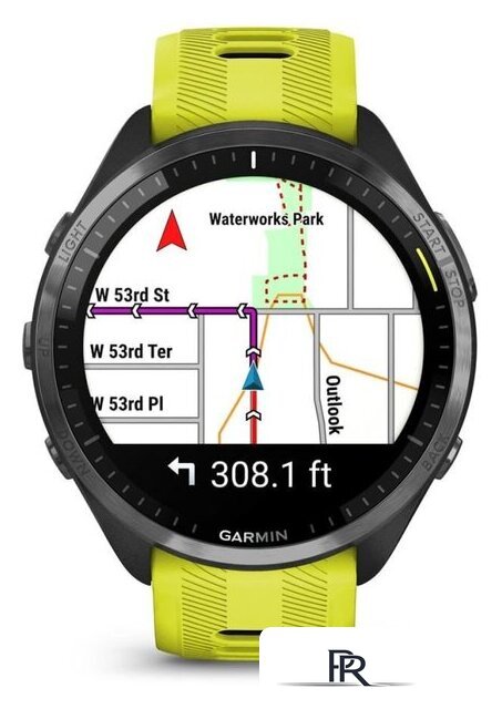 Умные часы Garmin Forerunner 965 (черный/желтый) - Изображение №4 — Интернет-магазин ПроЗаказ
