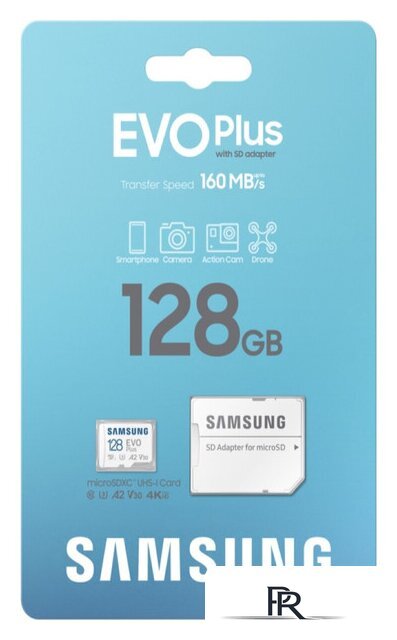 Карта памяти Samsung EVO Plus 2024 microSDXC 128GB (с адаптером) - Изображение №7 — Интернет-магазин ПроЗаказ