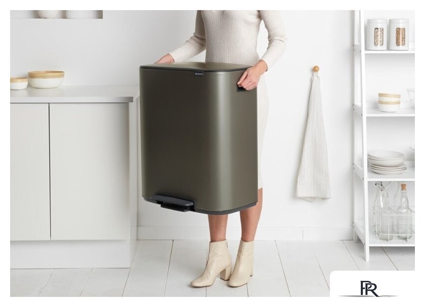 Мусорное ведро Brabantia Bo Pedal Bin 60 л (платиновый) - Изображение №11 — Интернет-магазин ПроЗаказ