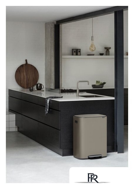 Мусорное ведро Brabantia Bo Pedal Bin 60 л (платиновый) - Изображение №15 — Интернет-магазин ПроЗаказ
