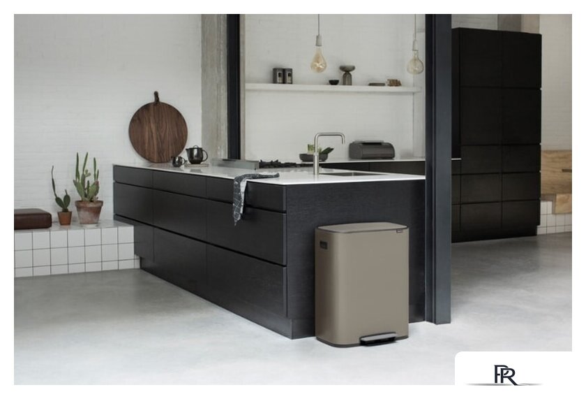 Мусорное ведро Brabantia Bo Pedal Bin 60 л (платиновый) - Изображение №14 — Интернет-магазин ПроЗаказ