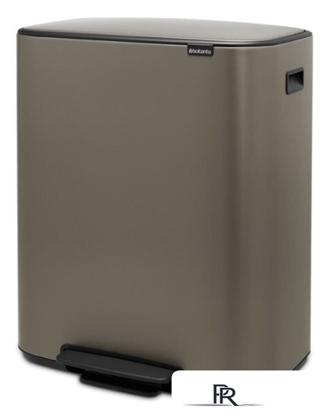 Мусорное ведро Brabantia Bo Pedal Bin 60 л (платиновый) - Изображение №5 — Интернет-магазин ПроЗаказ