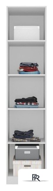 Шкаф-пенал Интермебель Марсель 580 МР-01-MN (графит софт) - Изображение №4 — Интернет-магазин ПроЗаказ