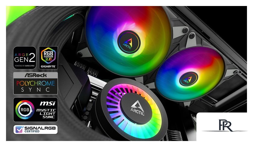 Система жидкостного охлаждения для процессора Arctic Liquid Freezer III 280 A-RGB Black ACFRE00143A - Изображение №8 — Интернет-магазин ПроЗаказ
