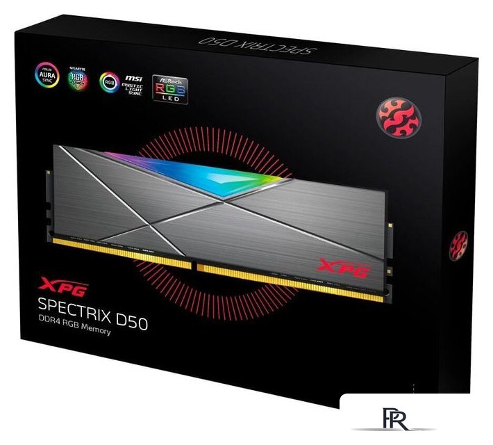 Оперативная память ADATA XPG Spectrix D50 RGB 2x8GB DDR4 PC4-25600 AX4U32008G16A-DT50 - Изображение №7 — Интернет-магазин ПроЗаказ