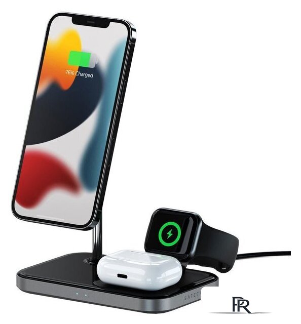 Беспроводное зарядное Satechi 3-in-1 Magnetic Wireless Charging Stand - Изображение №1 — Интернет-магазин ПроЗаказ