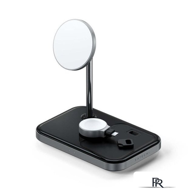 Беспроводное зарядное Satechi 3-in-1 Magnetic Wireless Charging Stand - Изображение №5 — Интернет-магазин ПроЗаказ