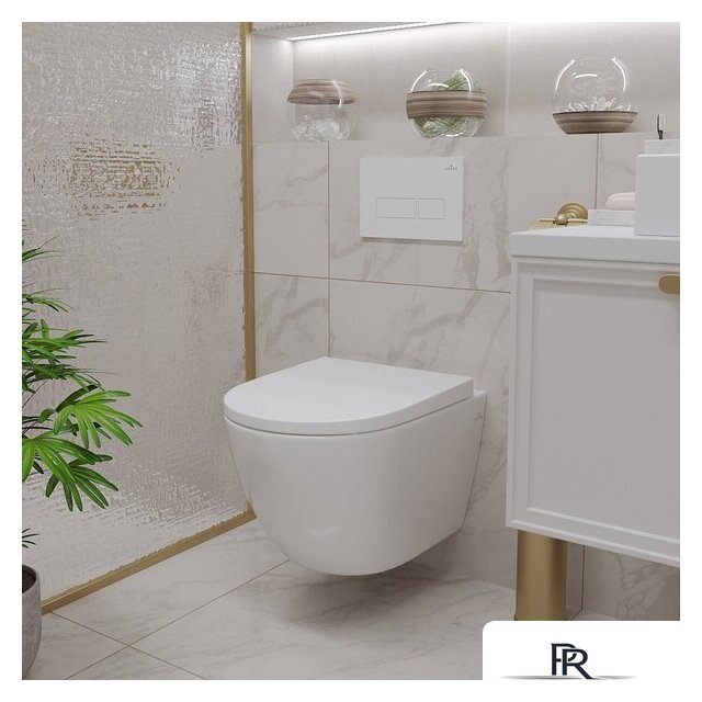 Унитаз подвесной Roxen Antares 530185-02 Rimless Soft Close - Изображение №3 — Интернет-магазин ПроЗаказ