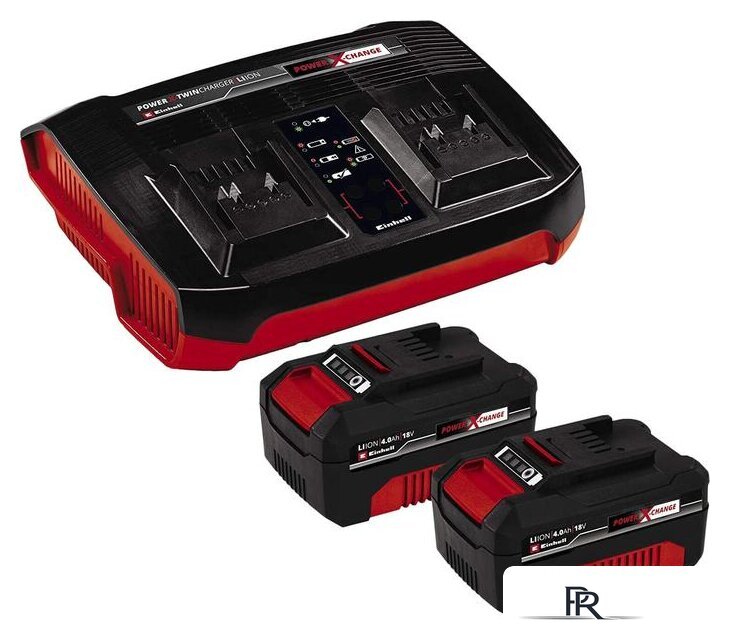 Аккумулятор с зарядным устройством Einhell PXC-Starter-Kit 4512112 (18В/4 Ah + 18В) - Изображение №1 — Интернет-магазин ПроЗаказ