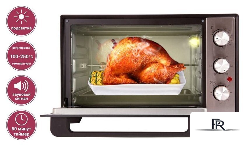 Мини-печь Pioneer MO5015G - Изображение №8 — Интернет-магазин ПроЗаказ