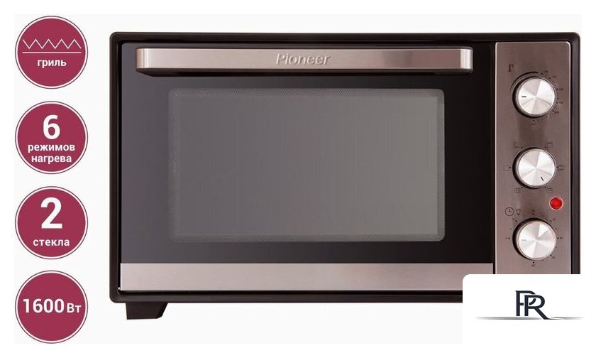 Мини-печь Pioneer MO5015G - Изображение №6 — Интернет-магазин ПроЗаказ