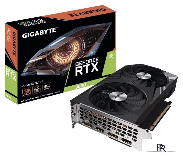 Видеокарта Gigabyte GeForce RTX 3060 Gaming OC 8G GV-N3060GAMING OC-8GD - Изображение №2 — Интернет-магазин ПроЗаказ