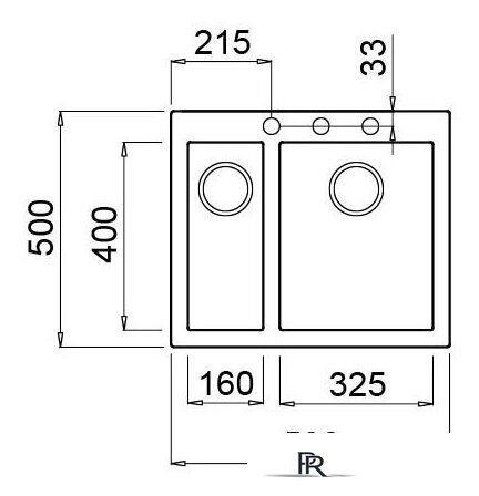 Кухонная мойка Elleci Quadra 150 Kuro K86 - Изображение №2 — Интернет-магазин ПроЗаказ