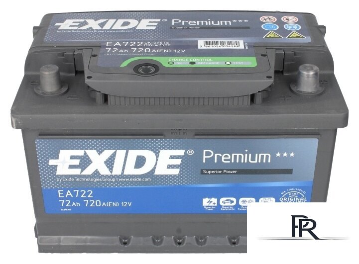 Автомобильный аккумулятор Exide Premium EA722 (72 А/ч) - Изображение №3 — Интернет-магазин ПроЗаказ