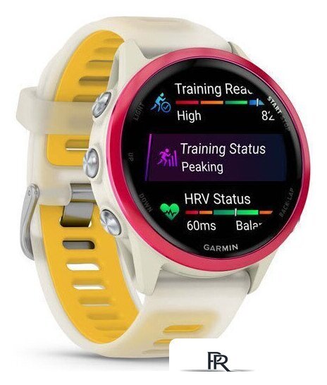Умные часы Garmin Forerunner 570 42 мм (бежевый/розовый) - Изображение №3 — Интернет-магазин ПроЗаказ