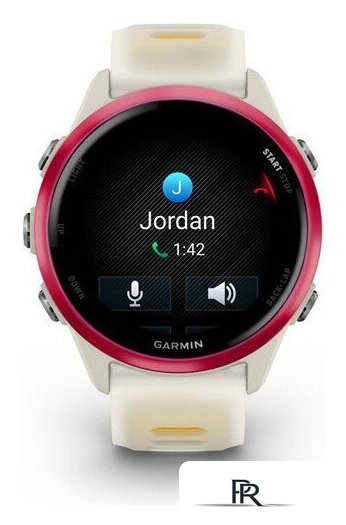 Умные часы Garmin Forerunner 570 42 мм (бежевый/розовый) - Изображение №4 — Интернет-магазин ПроЗаказ