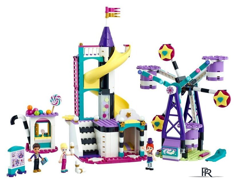 Конструктор LEGO Friends 41689 Волшебное колесо обозрения и горка - Изображение №3 — Интернет-магазин ПроЗаказ