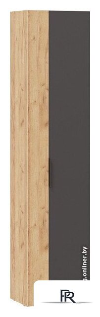 Шкаф-пенал Трия Асти комбинированный (дуб крафт золотой/антрацит) - Изображение №1 — Интернет-магазин ПроЗаказ