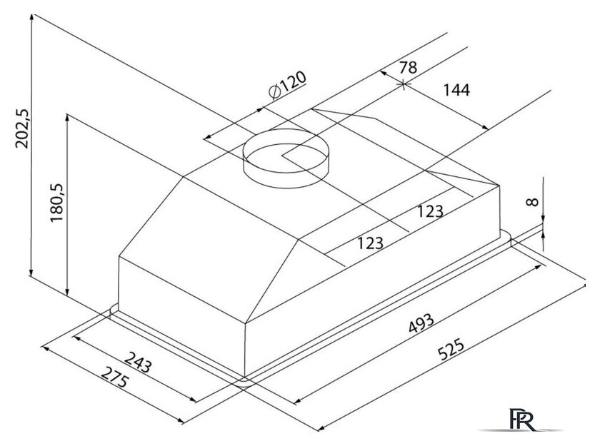 Кухонная вытяжка Krona Kate 600 White PB V2 КА-00011820 - Изображение №10 — Интернет-магазин ПроЗаказ