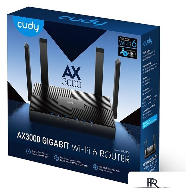 Wi-Fi роутер Cudy WR3000 2.0 - Изображение №5 — Интернет-магазин ПроЗаказ