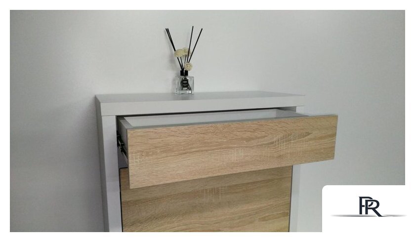 Тумба для обуви Анрат Элана 2.70ш белый+дуб сонома - Изображение №3 — Интернет-магазин ПроЗаказ