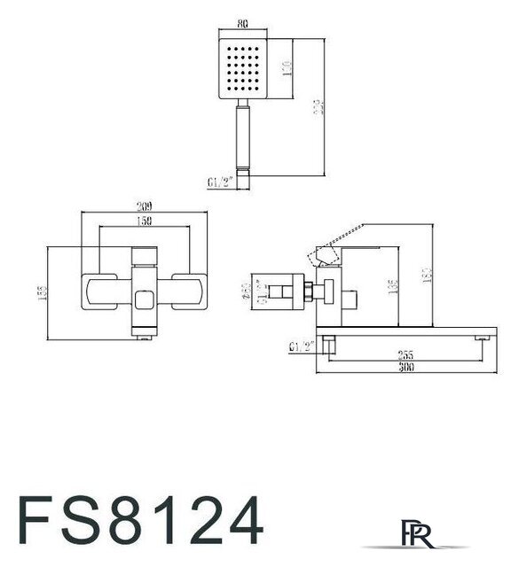 Смеситель Fmark FS8124 - Изображение №2 — Интернет-магазин ПроЗаказ