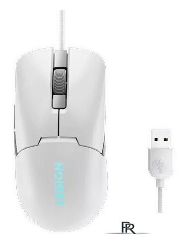 Игровая мышь Lenovo Legion M300s RGB (белый) - Изображение №2 — Интернет-магазин ПроЗаказ