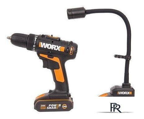  Worx WX977 (шуруповерт, фонарь, 2 АКБ, кейс) - Изображение №1 — Интернет-магазин ПроЗаказ