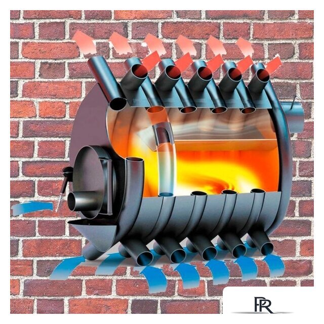 Свободностоящая печь-камин ComfortProm Baron 150 м3 - Изображение №7 — Интернет-магазин ПроЗаказ