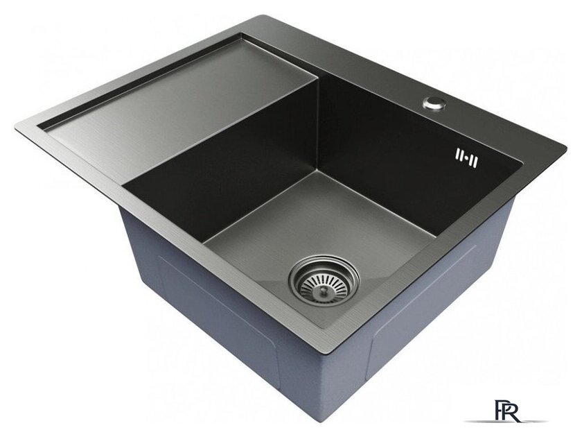 Кухонная мойка Mixline Pro 552929 (черный графит, с сифоном) - Изображение №2 — Интернет-магазин ПроЗаказ
