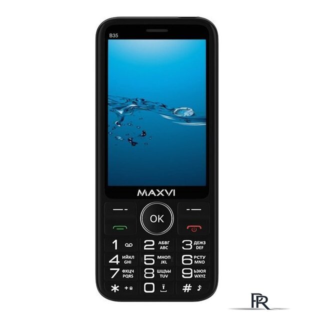 Кнопочный телефон Maxvi B35 (черный) - Изображение №8 — Интернет-магазин ПроЗаказ