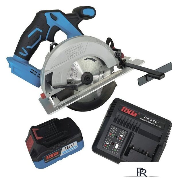 Дисковая (циркулярная) пила Toua DBLC180-A (с 1-м АКБ) - Изображение №2 — Интернет-магазин ПроЗаказ