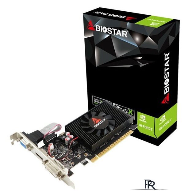 Видеокарта BIOSTAR GeForce GT 710 2GB DDR3 VN7103THX6 - Изображение №1 — Интернет-магазин ПроЗаказ