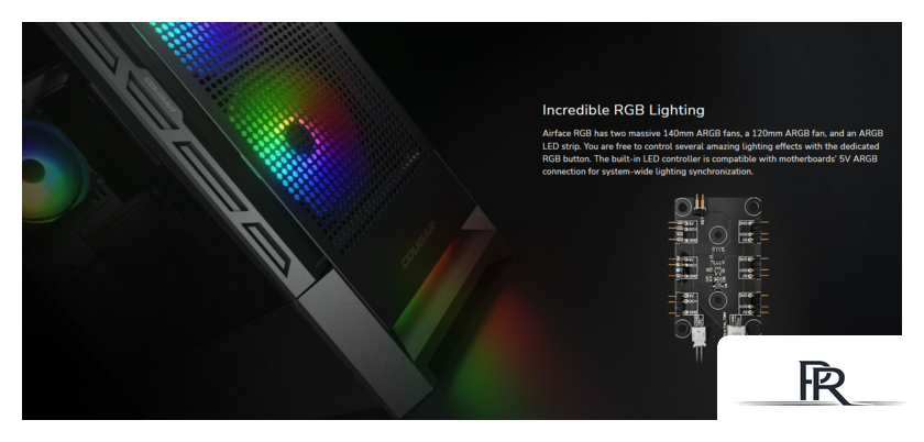 Корпус Cougar Airface RGB CGR-5ZD1W-AIR-RGB - Изображение №4 — Интернет-магазин ПроЗаказ