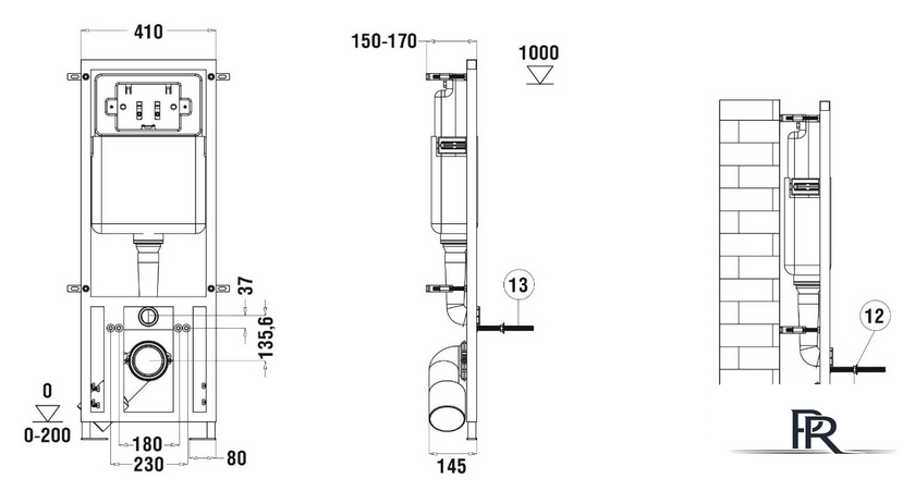 Унитаз подвесной WeltWasser Telbach 004 GL-WT + Marberg 410 SE (белый глянец/хром) - Изображение №6 — Интернет-магазин ПроЗаказ