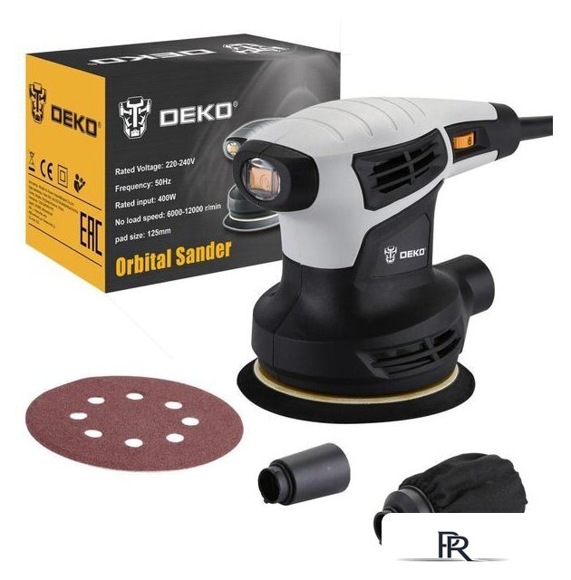 Эксцентриковая шлифмашина Deko DKG400-125 - Изображение №2 — Интернет-магазин ПроЗаказ