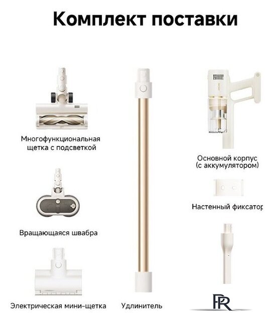 Пылесос Dreame Cordless Vacuum Cleaner R10s Essential Aqua VRV65F (евровилка, белый) - Изображение №8 — Интернет-магазин ПроЗаказ