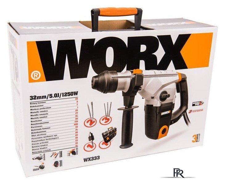 Перфоратор Worx WX333 (кейс) - Изображение №7 — Интернет-магазин ПроЗаказ