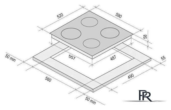 Варочная панель Krona Neckar 60 BL - Изображение №11 — Интернет-магазин ПроЗаказ