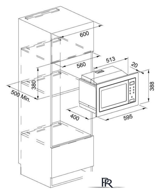 Микроволновая печь Franke FSM 25 MW XS - Изображение №2 — Интернет-магазин ПроЗаказ