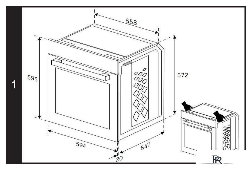 Электрический духовой шкаф BEKO BBIM12400XCS - Изображение №6 — Интернет-магазин ПроЗаказ