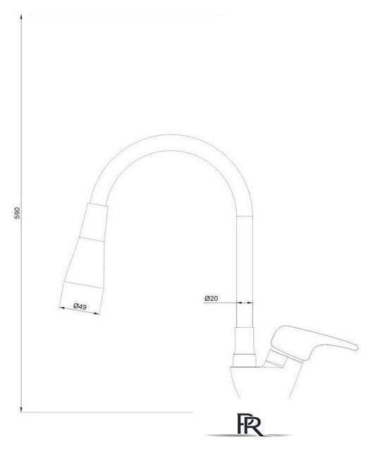 Смеситель Gross Aqua Optima 3505511C-G016 - Изображение №2 — Интернет-магазин ПроЗаказ