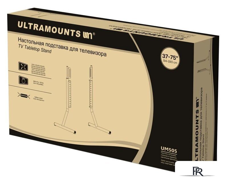 Подставка для телевизора Ultramounts UM505 (черный) - Изображение №2 — Интернет-магазин ПроЗаказ