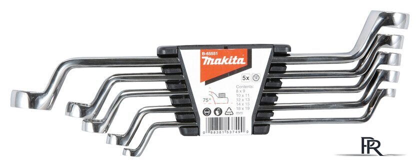 Набор ключей Makita B-65551 (5 предметов) - Изображение №1 — Интернет-магазин ПроЗаказ