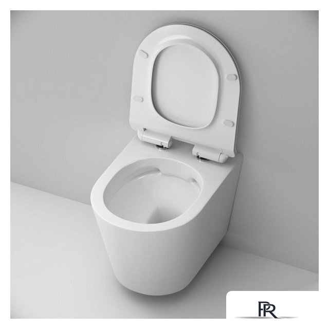 Унитаз подвесной AM.PM Sunny Flashclean C85C1701SC (с сиденьем) - Изображение №4 — Интернет-магазин ПроЗаказ