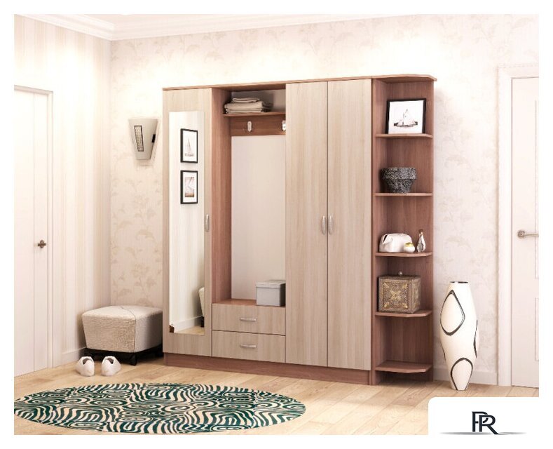 Стенка Памир ПВ-2 (ясень шимо темный/ясень шимо светлый) - Изображение №1 — Интернет-магазин ПроЗаказ