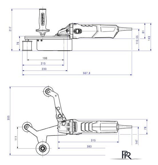 Ленточная шлифмашина Metabo RBE 15-180 SET 602243500 - Изображение №2 — Интернет-магазин ПроЗаказ