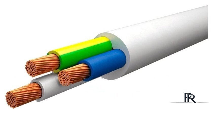 Провод силовой Автопровод ПВС-Т 2x1.5+1x1.5 3x1.5 (50 м, белый) - Изображение №1 — Интернет-магазин ПроЗаказ