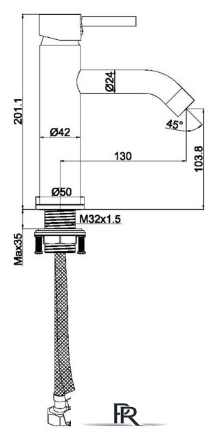 Смеситель Maxonor Pure Life PL1087 - Изображение №2 — Интернет-магазин ПроЗаказ